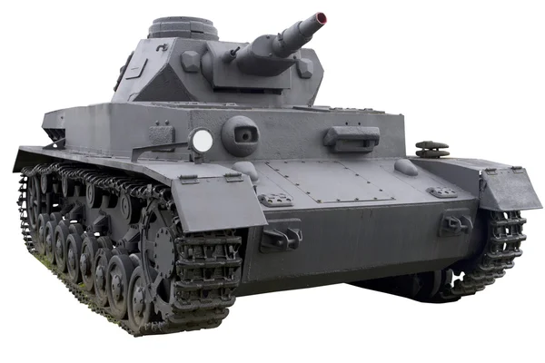 Alter grauer mittlerer Tank — Stockfoto