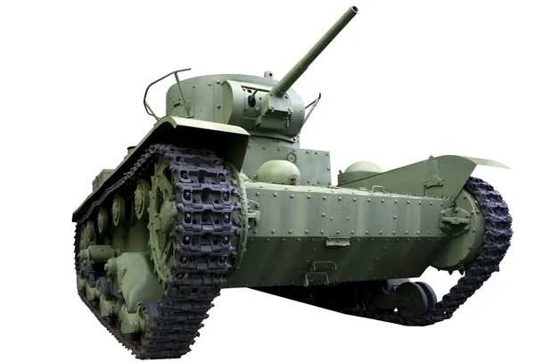 Silindirik bir kule ile hafif tank — Stok fotoğraf