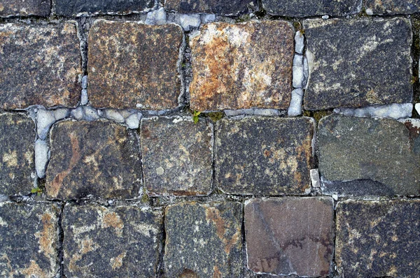 Dark mosaic cobblestone background — Stock Photo, Image