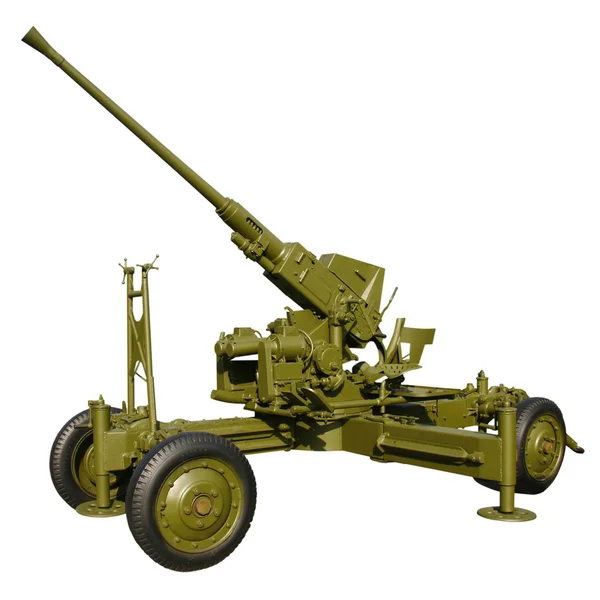 Old automatic anti-aircraft gun — Stock Photo, Image