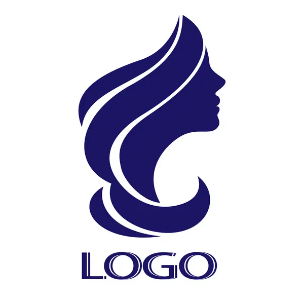 Ragazza vettoriale per logo — Vettoriale Stock