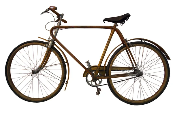 Vecchia bicicletta in legno — Foto Stock