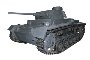 eski gri orta tank