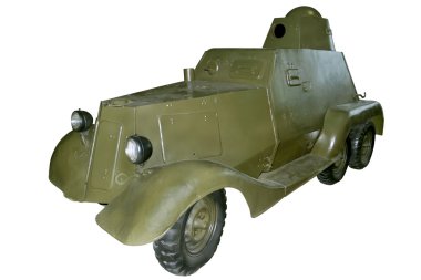 eski küçük zırhlı araba