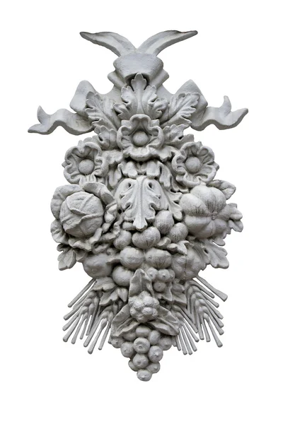 Arkitektoniska ornament med frukt — Stockfoto