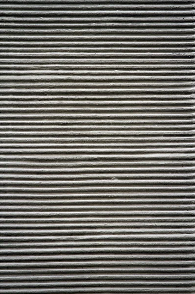 Tmavě šedý vlnitý zeď — Stock fotografie