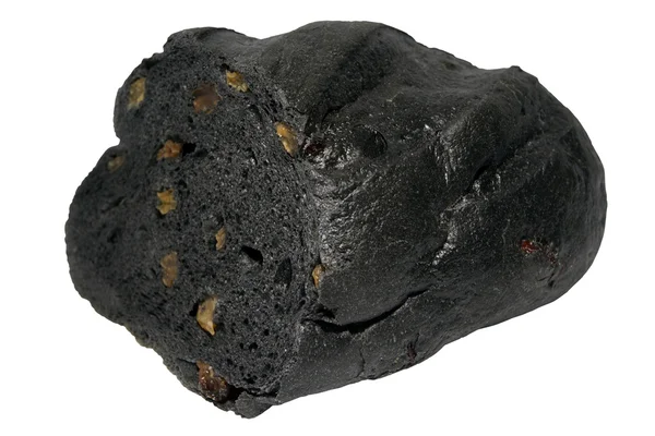 Coal loaf of raisin bread — Stock Photo, Image