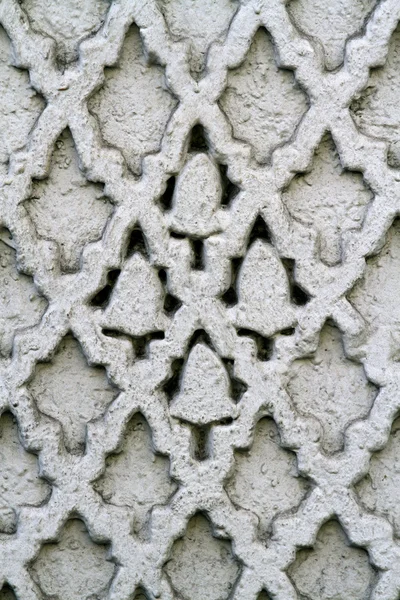 Mur de mosaïque blanche — Photo