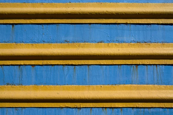 Gul-blå metallic bakgrund — Stockfoto