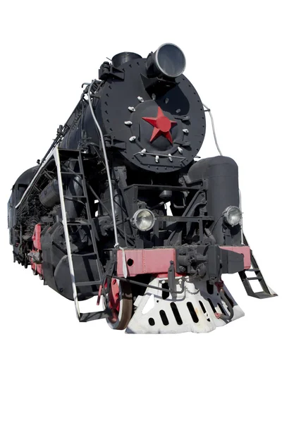 Alte Lokomotive im Blickpunkt — Stockfoto