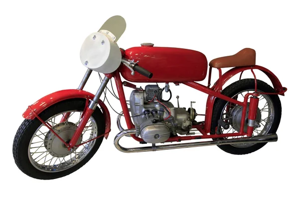 Old red sport bike — Stock Photo, Image