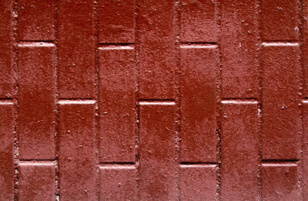 Red brown brick background — Stock Photo, Image