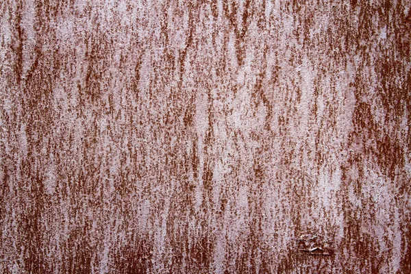 Rostiger Metallhintergrund mit weißen Flecken — Stockfoto