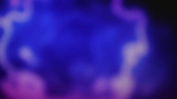 抽象模糊的双色渐变背景 液体波呈紫色和蓝色 无缝线环路视频 — 图库视频影像