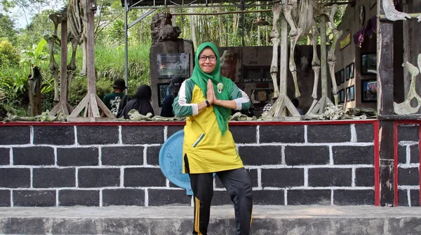 Háztartási Készülékek Sérült Kitörése Mount Merapi Októberben 2010 Múzeum Mini — Stock Fotó