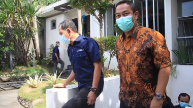 Semarang Belediye Başkanı Sayın Hendrar Prihadi, Semarang, Merkez Java Endonezya Nisan 1 2022
