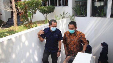 Semarang Belediye Başkanı Sayın Hendrar Prihadi, Semarang, Merkez Java Endonezya Nisan 1 2022