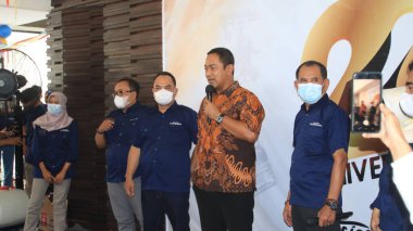 Semarang Belediye Başkanı Sayın Hendrar Prihadi, Semarang, Merkez Java Endonezya Nisan 1 2022