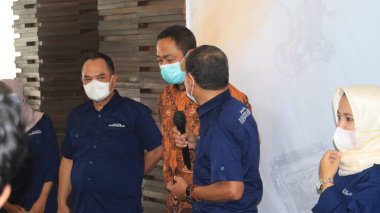 Semarang Belediye Başkanı Sayın Hendrar Prihadi, Semarang, Merkez Java Endonezya Nisan 1 2022