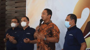 Semarang Belediye Başkanı Sayın Hendrar Prihadi, Semarang, Merkez Java Endonezya Nisan 1 2022