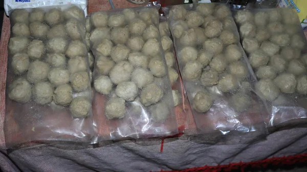 Pentol Bakso Indonesian Meat Ball Commonly Made Finely Ground Beef — Fotografia de Stock