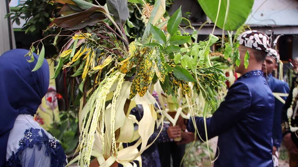 Traditional Javanese Wedding Ceremony Malang Indonesia July 2022 — Stockfoto