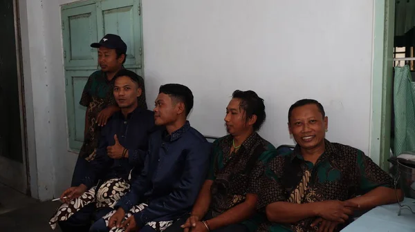 Tijdens Traditionele Javaanse Huwelijksceremonie Malang Indonesië Juli 2022 — Stockfoto