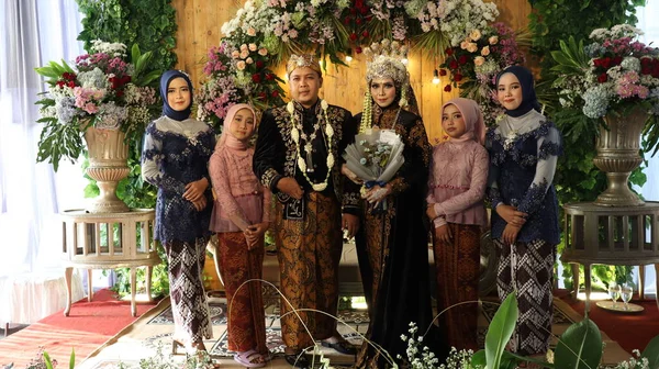 Traditional Javanese Wedding Ceremony Malang Indonesia July 2022 — Stockfoto