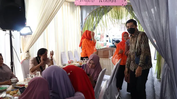 Traditional Javanese Wedding Ceremony Malang Indonesia July 2022 — Stockfoto