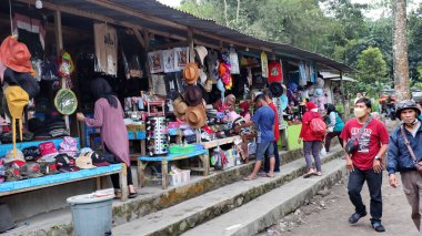 Tourists are looking at Museum Mini Sisa Hartaku (My Remaining Treasure Mini Museum), Yogyakarta, Indonesia July 20, 2022