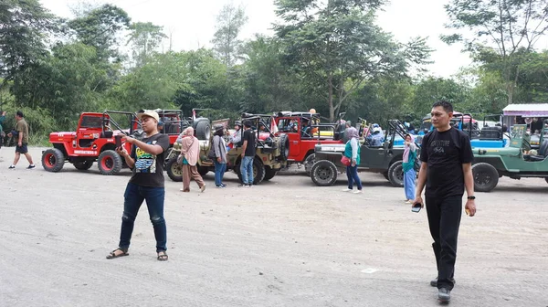 Tourists While Shopping People Market Yogyakarta Indonesia July 2022 — Foto Stock
