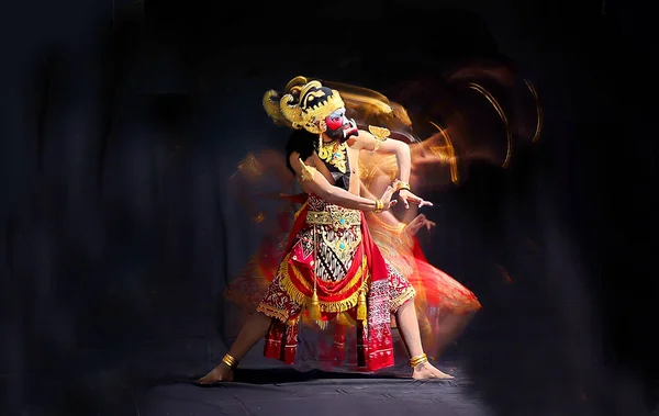 Танец Буто Какила Буто Какил Гигантский Персонаж Индонезийских Вайангов — стоковое фото