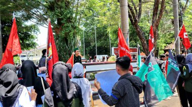 Endonezyalı Öğrenciler Artan Yakıt Fiyatını Protesto Ediyor, Pekalongan, Endonezya, 16 Eylül 2022