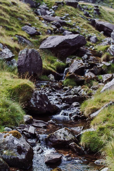 Resimler Carrauntoohil, Killarney co Kerry Ireland 'dan, güneşli bir gün, 17 Ağustos 2022. Yüksek kalite fotoğraf