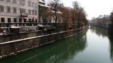 ljubljanica Nehri'nin panoramik çekim