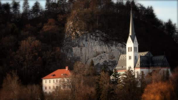 Igreja na Eslovénia — Vídeo de Stock