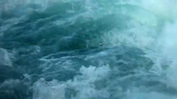 Close up of white water — Stock Video