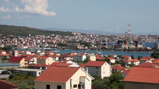 Foto panorámica de Split-Croacia — Vídeos de Stock