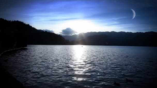 Красивий краєвид напрямку Bled — стокове відео