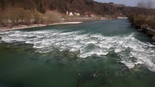 川の急流 — ストック動画