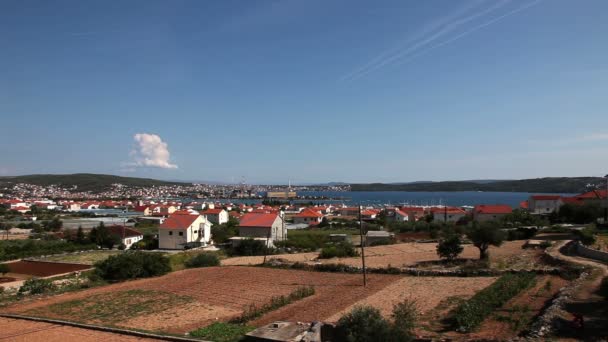 Fotografia panorâmica dos arredores de Split — Vídeo de Stock