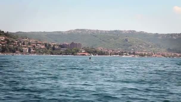 Un tournage du littoral pittoresque près de Piran, Slovénie — Video