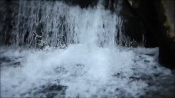 Jeszcze kieliszek wodospad — Wideo stockowe