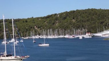 Kanyon krka nehir-Hırvatistan'ın panoramik çekim