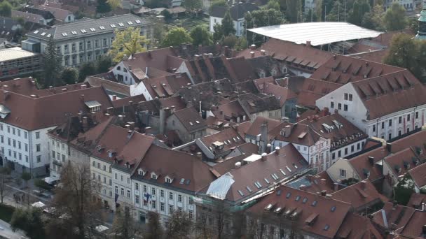 Ljubljana city — Stock Video