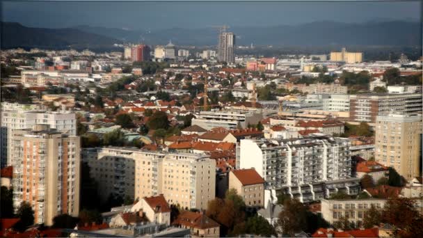Місто Любляна — стокове відео