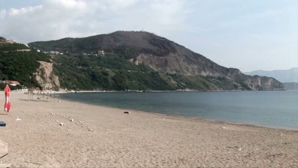 Vista de Qick do resort à beira-mar . — Vídeo de Stock