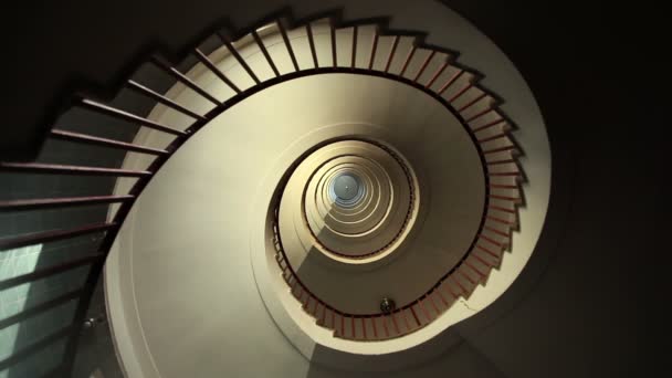 Стиль шотт лестницы — стоковое видео