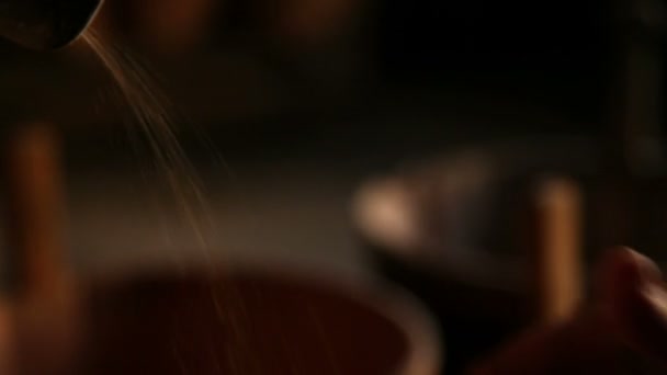 Grains de blé tombant 