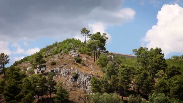 Paesaggio meraviglioso nel parco nazionale di Krka — Video Stock